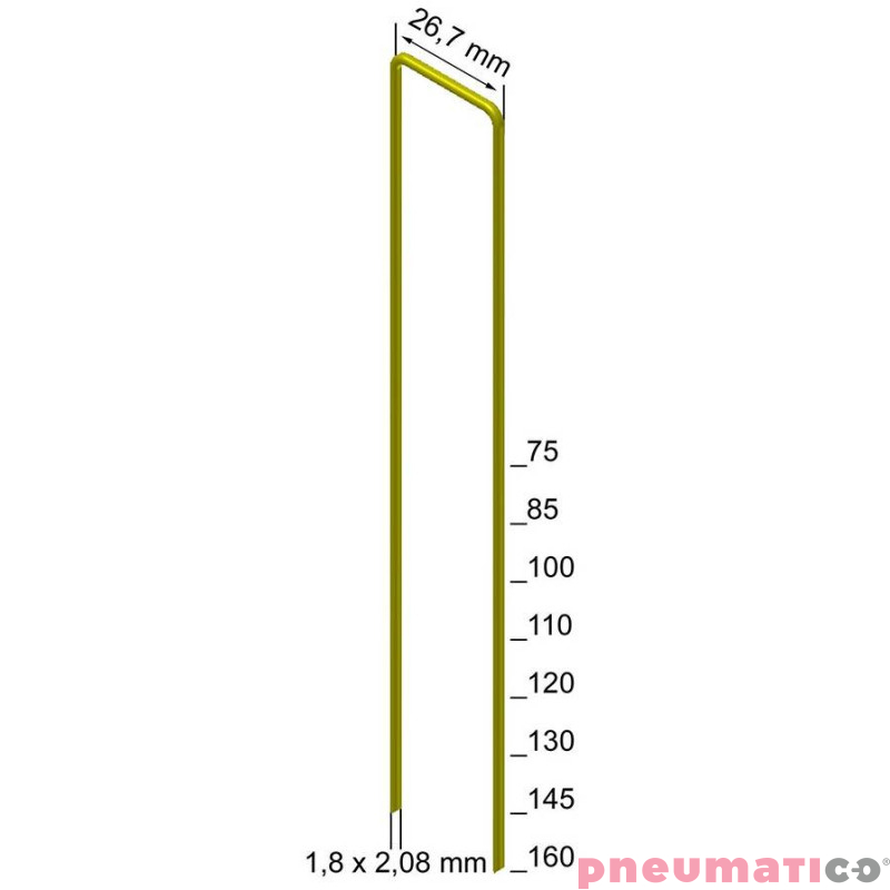Zszywka TYP WP-75 1op. 2900szt. Zszywka TYP WP-75 1op. 2900szt.