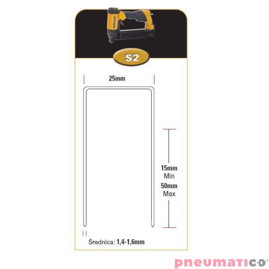 Zszywka typ WS-14 1op.-21.890szt.
