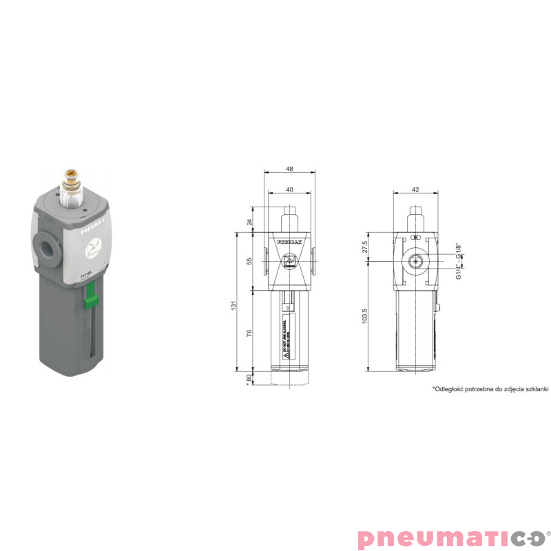 Naolejacz Pneumax T171BL