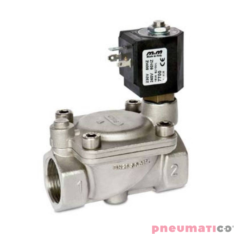 Zawór membranowy MM G3/4 DN25 0.3-16BAR MEMBR. AISI316 VITON Zawór membranowy MM G3/4 DN25 0.3-16BAR MEMBR. AISI316 VITON