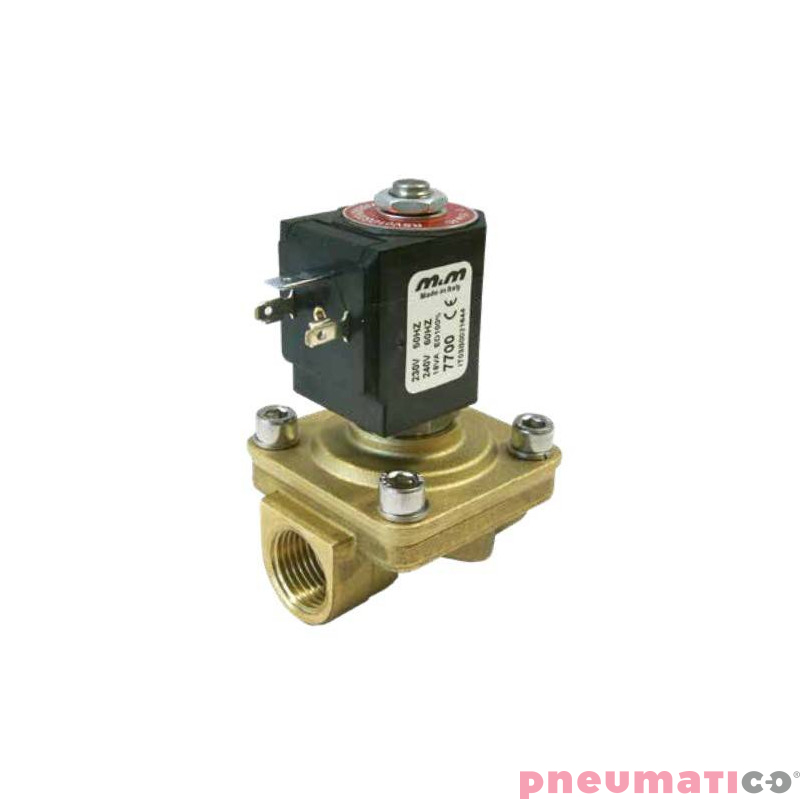 Zaw&oacute;r membranowy MM EL.ZAW. G3/8 DN15 AC PODWIESZ.MEMBRANA NBR