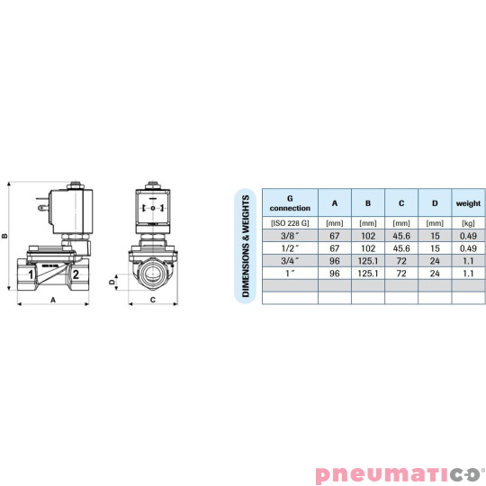 Zawór membranowy M&M G1/2 DN13 NO 0.3-16 BAR MEMBR.VITON AISI316 Zawór membranowy M&M G1/2 DN13 NO 0.3-16 BAR MEMBR.VITON AISI316