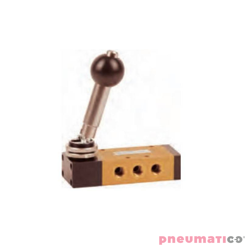Zawór dźwignia Pneumax 1/4" 5/2 DŹWIGNIA Z BLOKADA Zawór dźwignia Pneumax 1/4" 5/2 DŹWIGNIA Z BLOKADA