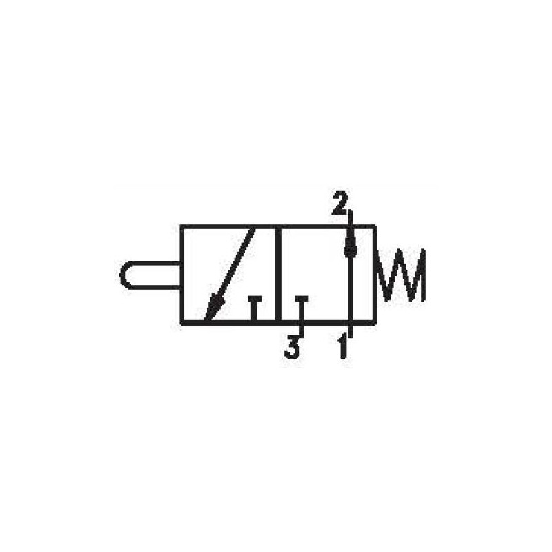 Zawór krańcowy z trzpieniem Pneumax 104.32.0.1.PA Zawór krańcowy z trzpieniem Pneumax 104.32.0.1.PA
