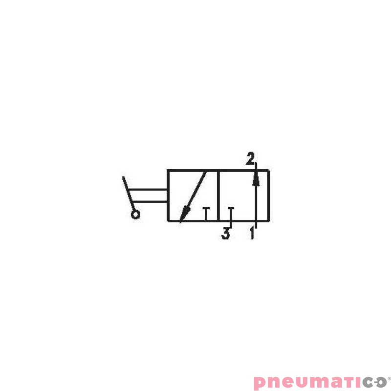 Przełącznik krótki Pneumax 2-POZ. 3/2 PRZEW.4MM Z BOKU N.O. Przełącznik krótki Pneumax 2-POZ. 3/2 PRZEW.4MM Z BOKU N.O.