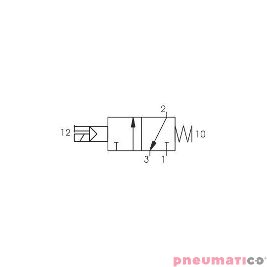 Elektrozawór Pneumax ECO G1/8" 3/2 24VDC-SPRĘŻYNA Elektrozawór Pneumax ECO G1/8" 3/2 24VDC-SPRĘŻYNA