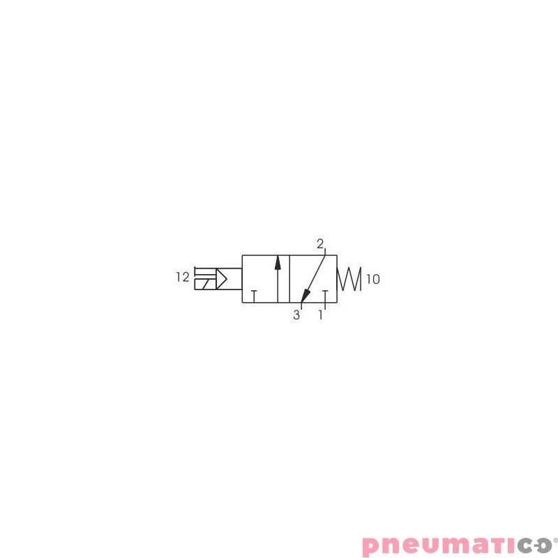 Elektrozawór Pneumax ECO G1/8" 3/2 220VAC-SPRĘŻYNA Elektrozawór Pneumax ECO G1/8" 3/2 220VAC-SPRĘŻYNA