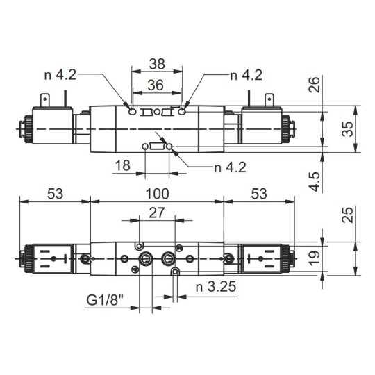 Elektrozawór Pneumax Tecno ECO G1/8 T488.52.0.0.M57 110 V Elektrozawór Pneumax Tecno ECO G1/8 T488.52.0.0.M57 110 V