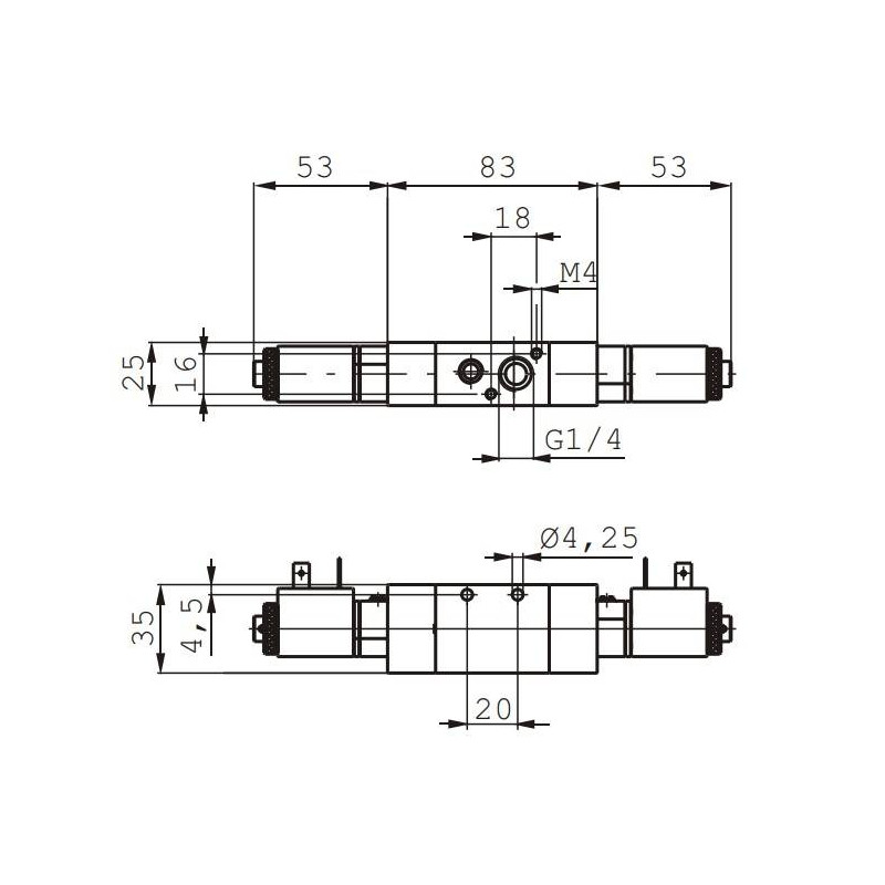 Elektrozawór Pneumax ECO G1/4 484.32.0.0.M56 24V Elektrozawór Pneumax ECO G1/4 484.32.0.0.M56 24V