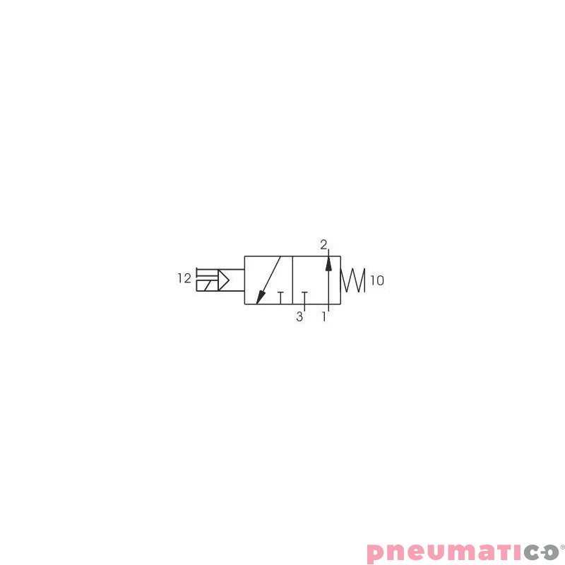 Elektrozawór Pneumax 3/2 M2-SPRĘŻ. N.O.G1/2" SER.KOMP. Elektrozawór Pneumax 3/2 M2-SPRĘŻ. N.O.G1/2" SER.KOMP.