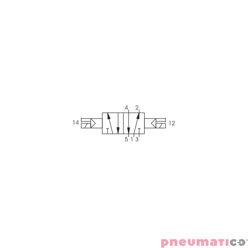 Elektrozaw&oacute;r Pneumax TECNO G1/4 T424.52.0.0.B56 24VAC