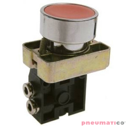 Zaw&oacute;r ręczny przycisk - sprężyna 3/2 NO Pneumax