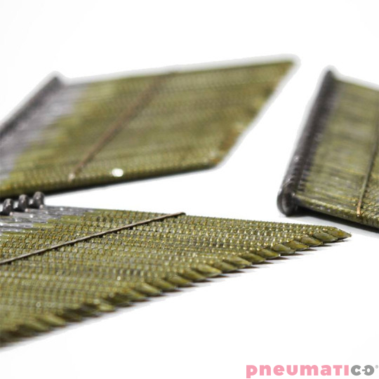 Gwoździe łączone drutem WW 3.1/90 BK RI 1op.- 2.200szt.