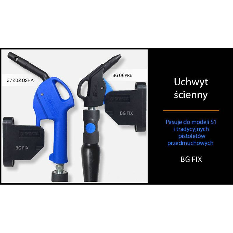 Uchwyt plastikowy ścienny Prevost BGFIX Uchwyt plastikowy ścienny Prevost BGFIX