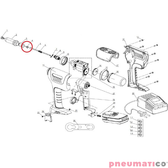 Szczęki do nitownicy Scell-it E-6 SIX na nity zrywalne E-6 SIX-SP04