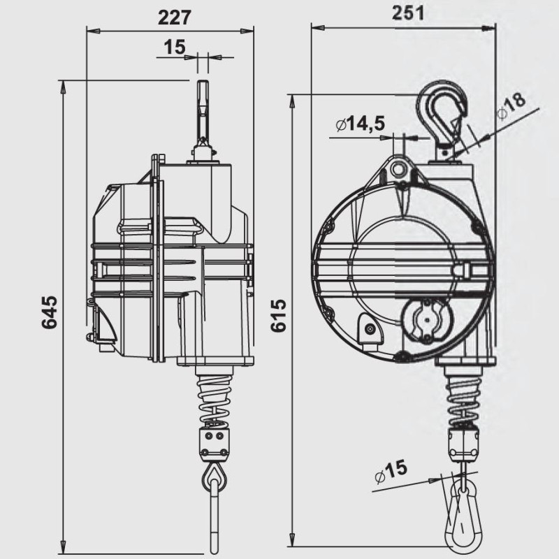 schemat_wymiary_balanser TECNA 9504.F schemat_wymiary_balanser TECNA 9504.F