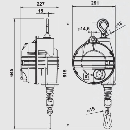 schemat_wymiary_balanser TECNA 9504.F schemat_wymiary_balanser TECNA 9504.F