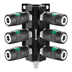 Przyłącze naścienne z gwintem wew. łączniki i odpływ Prevost G3/4 MF 104S8ES