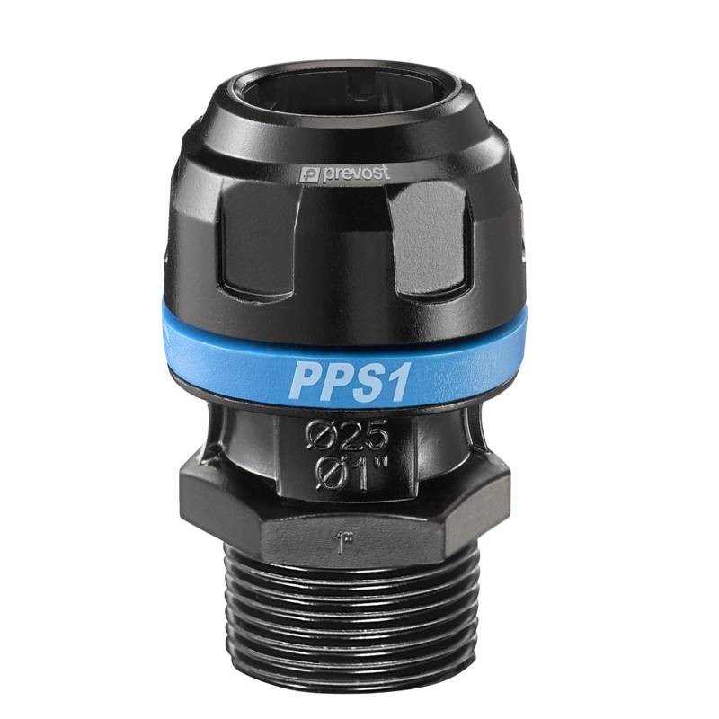 Złącze proste z gwintem zew. Prevost 16mm R3/8 PPS1 MM1617