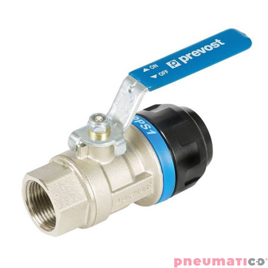 Zaw&oacute;r kulowy z jednostronnym gwintem wew. r&oacute;wnoległy Prevost 40mm G1 1/4 PPS1 RSIF4042