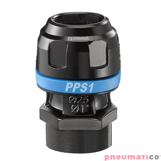 Złącze proste z gwintem wew. Prevost 16mm G1/2 PPS1 MF1612