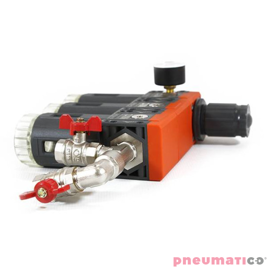 Zestaw filtr&oacute;w Pneumatico  AIRPRO-3 0,01 mikrona z aktywnym węglem 1/2"