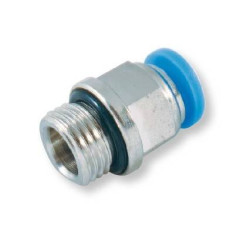 Złączka wtykowa prosta TEKALAN RQSG 4 NBR gw. zewnętrzny 3/8" RQSG384G