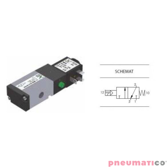 Zawór elektropneumatyczny 3/2 NC PNEUMAX 1/8 8880.32.C.39.F56 24VAC Zawór elektropneumatyczny 3/2 NC PNEUMAX 1/8 8880.32.C.39.F56 24VAC