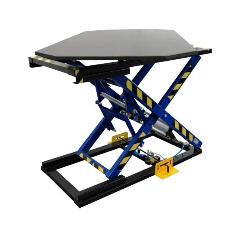 St&oacute;ł tapicerski ST-3/OB obrotowy z pozycjonerem / blat ze sklejki TS-3/OB/SK