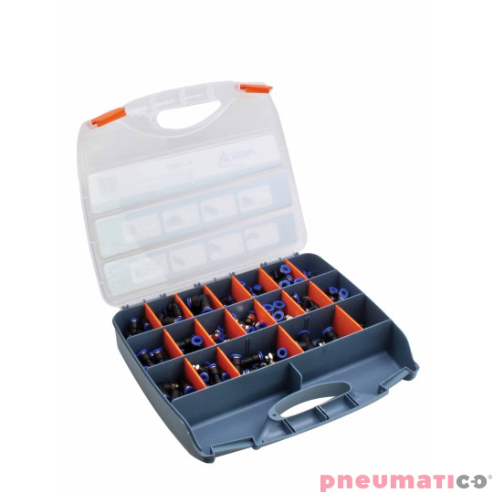 Zestaw złączek wtykowych do sprężonego powietrza A-F180T