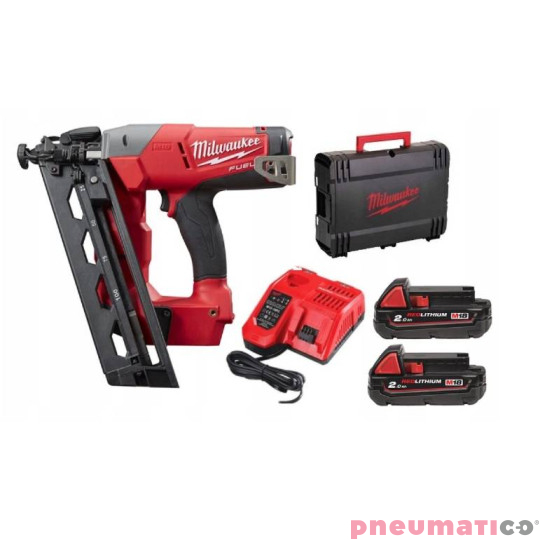 Sztyfciarka MILWAUKEE M18 CN16GA-202X z walizką, ładowarką i 2x akumulator
