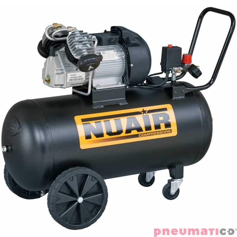 Kompresor olejowy NUAIR 100 l z pompą widlastą VDC 3KM 8119750NUA Kompresor olejowy NUAIR 100 l z pompą widlastą VDC 3KM 8119750NUA