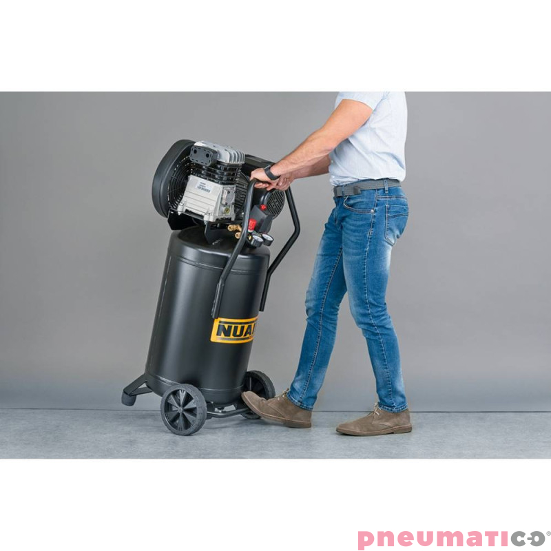 Kompresor pionowy NUAIR 90 ltr z napędem pasowym 28GY504NUA