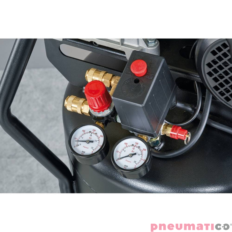 Kompresor pionowy NUAIR 90 ltr z napędem pasowym 28GY504NUA