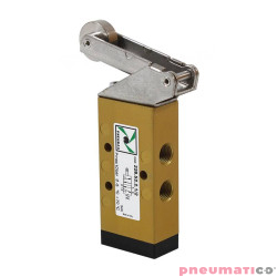 Zawór rolka Pneumax 1/8" 5/2 ROLKA METALOWA - SPRĘŻYNA