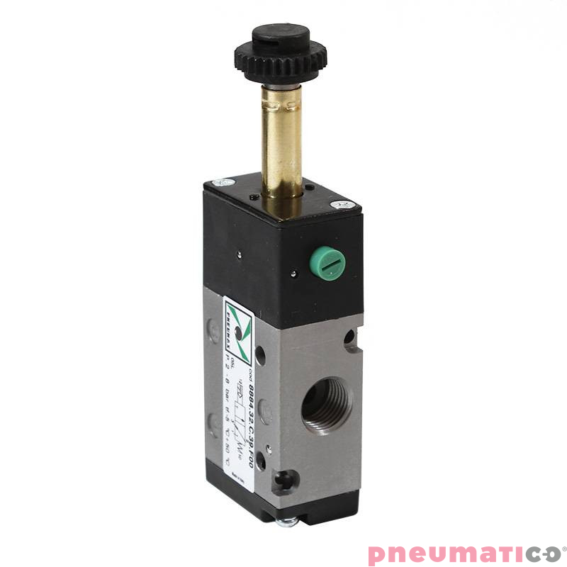 Elektrozawór Pneumax 3/2 NC G1/4" POW.SPR. (BEZ CEWKI) 8884.32.C.39.F00 Elektrozawór Pneumax 3/2 NC G1/4" POW.SPR. (BEZ CEWKI) 8884.32.C.39.F00