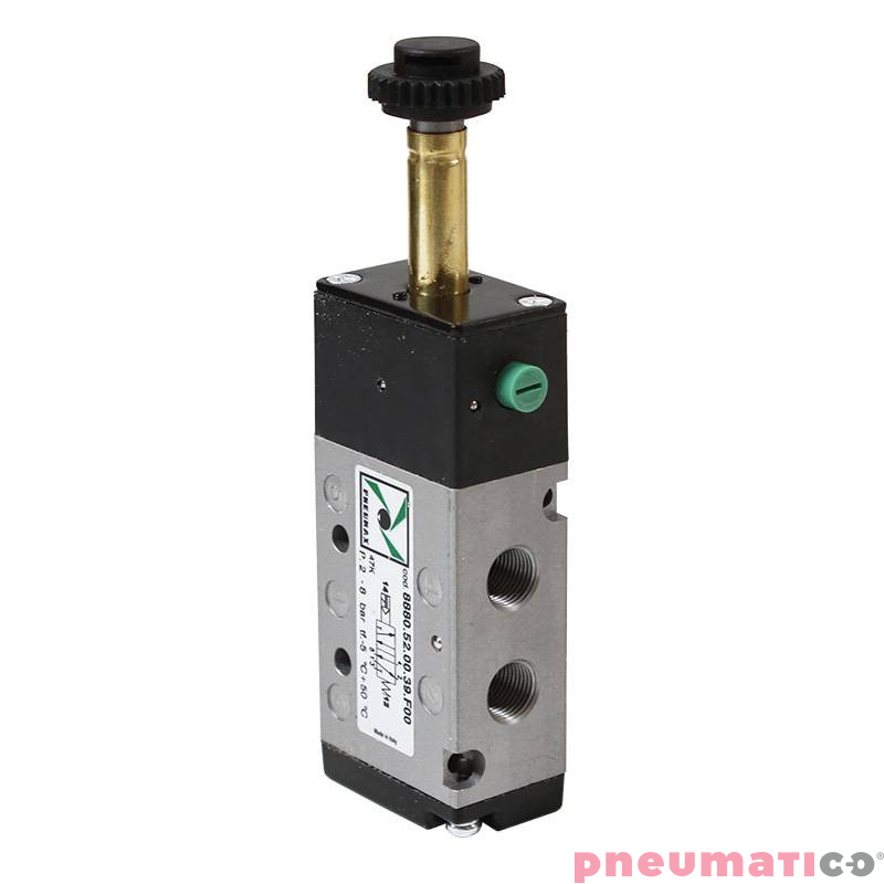 Elektrozawór - cewka - sprężyna (monostabilny) 5/2 PNEUMAX 8880.52.00.39.F00 (bez cewki) Elektrozawór - cewka - sprężyna (monostabilny) 5/2 PNEUMAX 8880.52.00.39.F00 (bez cewki)