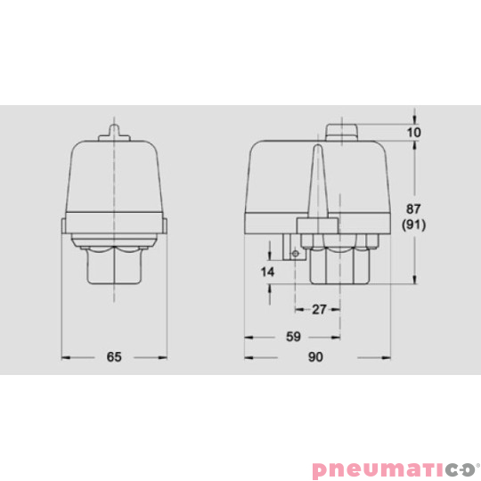 Wyłącznik ciśnieniowy CONDOR MDR 2/11 230 V do 22 kW Wyłącznik ciśnieniowy CONDOR MDR 2/11 230 V do 22 kW