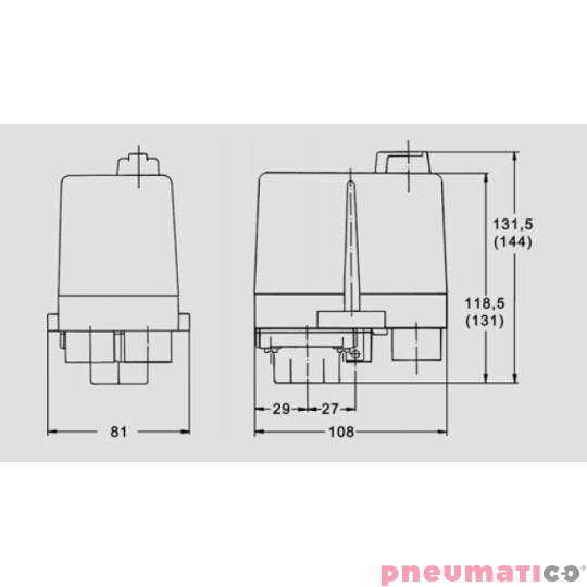 Wyłącznik ciśnieniowy CONDOR MDR 3/11 400 V do 4 kW Wyłącznik ciśnieniowy CONDOR MDR 3/11 400 V do 4 kW