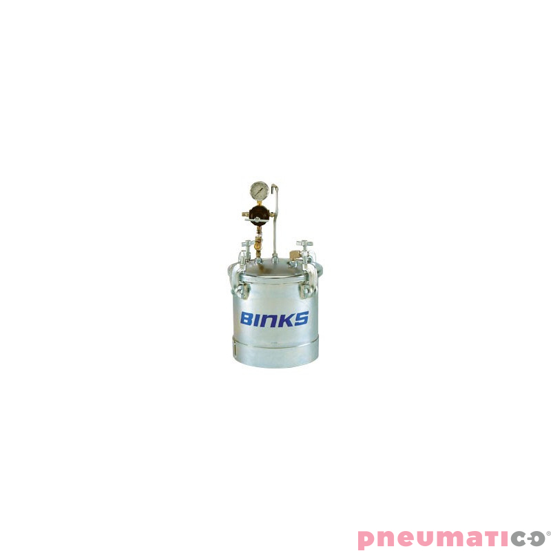 Zbiornik ciśnieniowy do natrysku 83C-211 - 10L z mieszadłem pneumatycznym BINKS