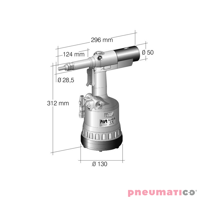 Nitownica do nitonakrętek FAR KJ45S Nitownica do nitonakrętek FAR KJ45S