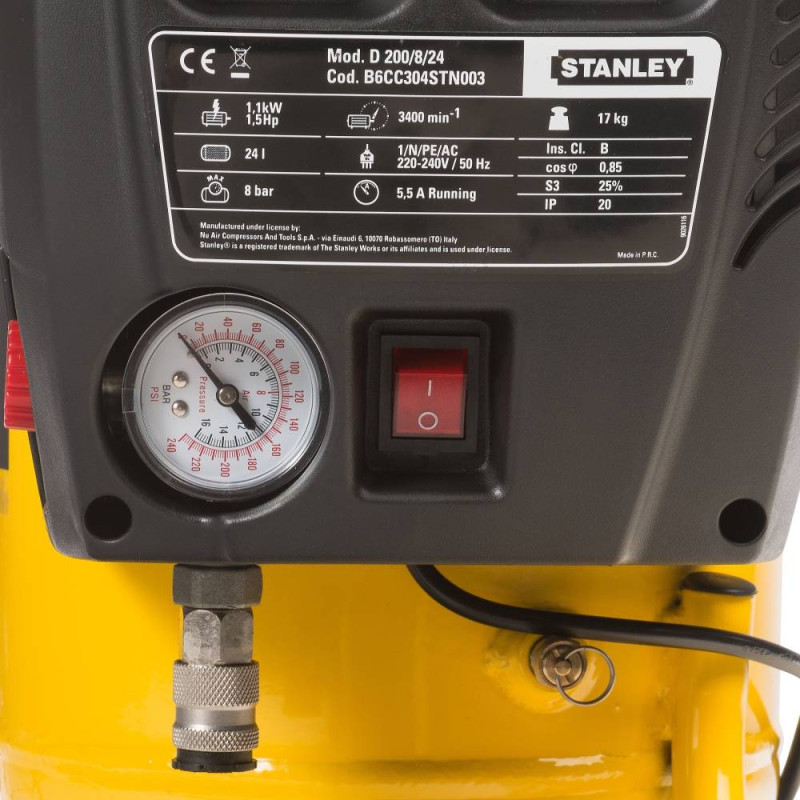 Kompresor bezolejowy STANLEY B6CC304STN003 Kompresor bezolejowy STANLEY B6CC304STN003