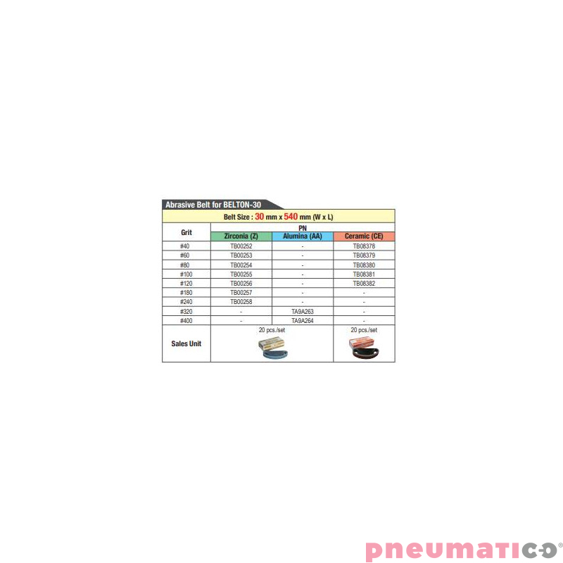 Szlifierka taśmowa Nitto Kohki B-30CL 30x550 mm