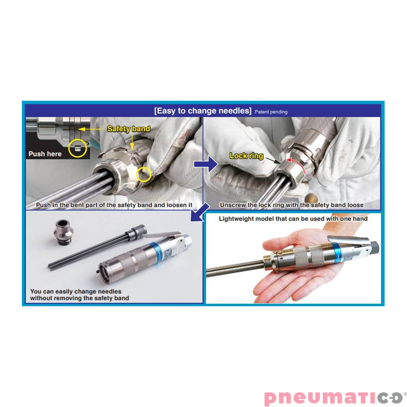 Młotek igłowy NITTO KOHKI JT-16 Młotek igłowy NITTO KOHKI JT-16