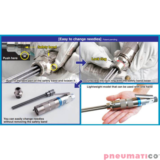 Młotek igłowy NITTO KOHKI JT-16 Młotek igłowy NITTO KOHKI JT-16