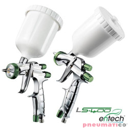 Pistolet lakierniczy Iwata LS-400 Entech z g&oacute;rnym zbiornikiem - dysza 1,3 mm ET ECO SET
