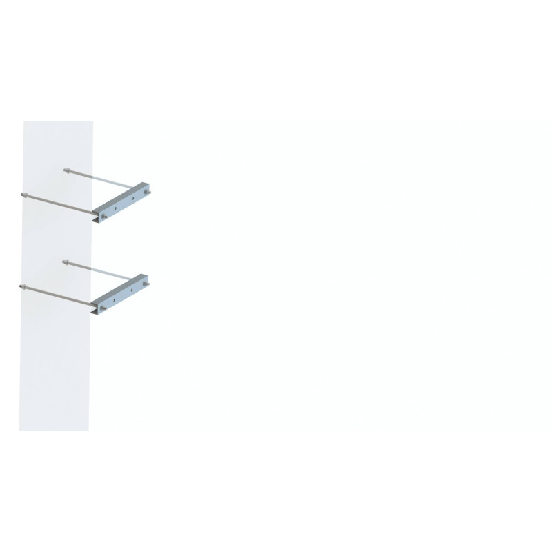 Mocowanie żurawa do ściany Mocowanie żurawa do ściany