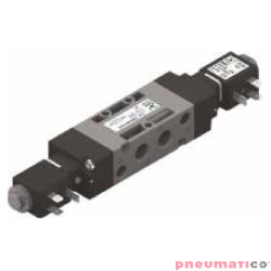 Zaw&oacute;r elektromagnetyczny - rozdzielacz (zasilanie wewnętrzne pilot&oacute;w) 5/3 PNEUMAX