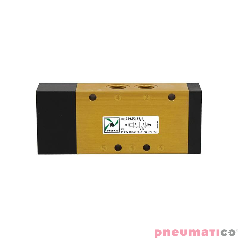 Zawór pneumatyczny - sprężyna 5/2 PNEUMAX Zawór pneumatyczny - sprężyna 5/2 PNEUMAX