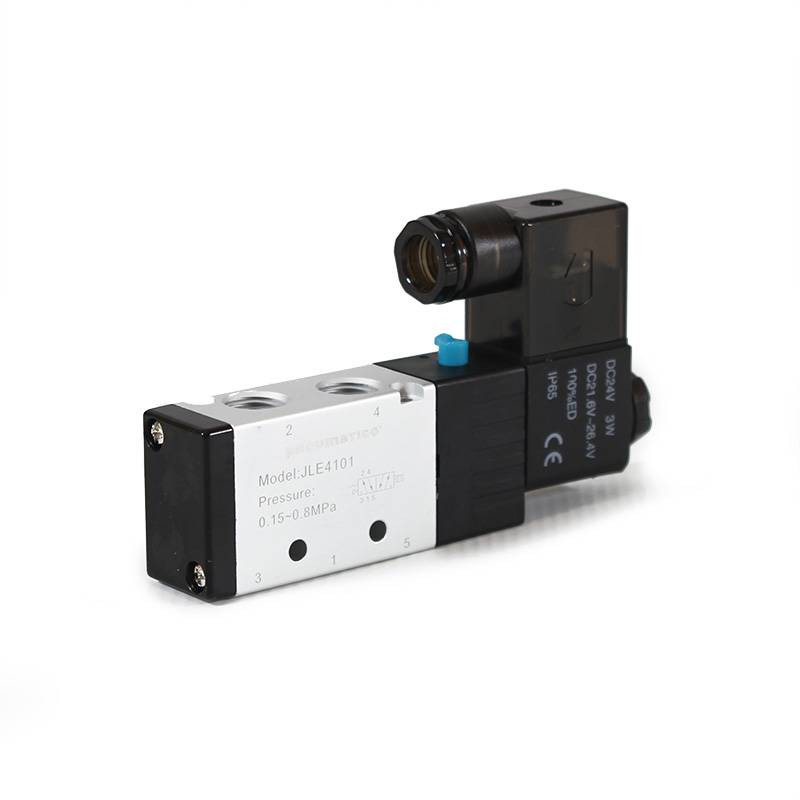 Elektrozawór PNEUMATICO 5/2 G1/4" 24V DC JLE4101-24VDC Elektrozawór PNEUMATICO 5/2 G1/4" 24V DC JLE4101-24VDC